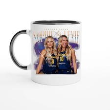 Indiana Fever Sophie and Lexie Basketball Coffee Mug WNBA Women Sports Fan Gift