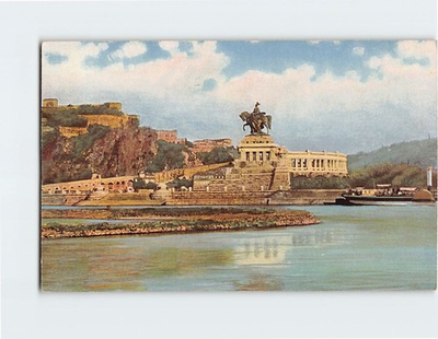 #ad Postcard German Corner in Koblenz Germany $4.99