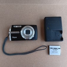 Olympus Stylus 1010 10MP Digital Camera Black with Charger and Battery- Great