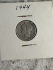 Mercury Dime 1944 10C Silver Liberty Winged Cap US Coin