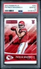 2017 PANINI ROOKIES & STARS #201 PATRICK MAHOMES II ROOKIE RC PSA 10