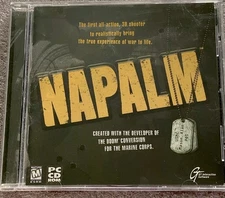 Napalm 3D Shooter PC CD ROM Video Game, 1998 GT Interactive Software (#D4-53)