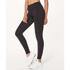 Lululemon Speed Up Tight Luxtreme 28  Black Size 4 High Rise Leggings Pockets