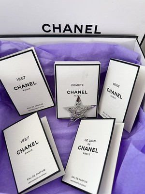 Chanel Les Exclusifs Perfume Samples Bundle Chanel Beige, Le Lion 1957 Comete