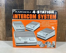 Vintage ARCHER Radio Shack 4-Station Intercom System 9V - 43-216A Radio Shack