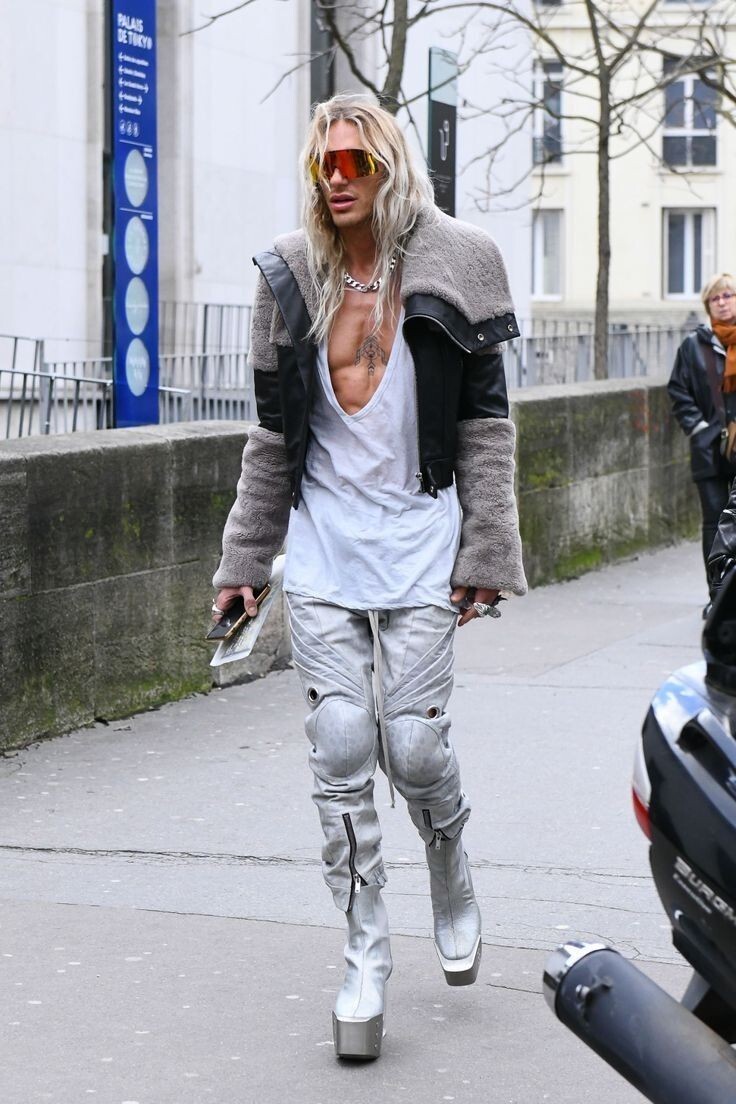 RICK OWENS RARE KEITH SHEARLING JACKET FW20 FW22 STROBE
