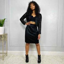 90s Vintage skirt suit set