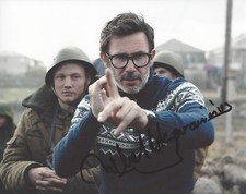 DIRECTOR MICHEL HAZANAVICIUS SIGNED AUTHENTIC THE ARTIST 8X10 PHOTO B COA PROOF