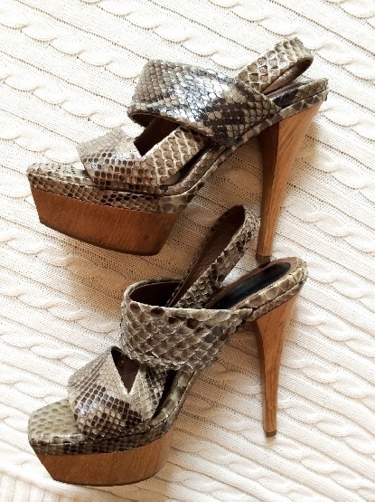 MARNI Sexy Python Platform Shoes (retail £850) - image 12