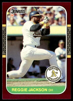 1987 Donruss Opening Day #22 Reggie Jackson   Baseball Oakland Athletics