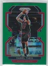 2021-22 Panini Prizm #3 Daniel Theis Green Prizm Rockets