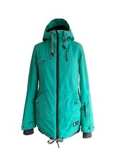 Orage Women's Green Skiing Snowboarding Hooded Jacket - Size Xs/p