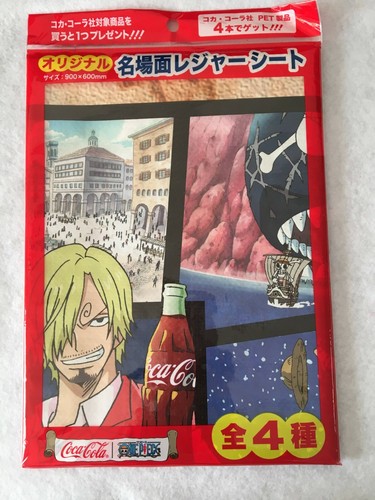 One Piece Picnic Sanji Beach Table Sheet Water Proof Coca Cola Anime 90 X 60 Cm Ebay