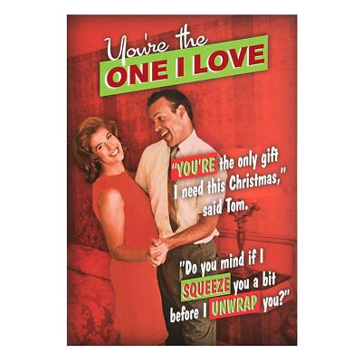 Hallmark One I Love Weihnachtskarte ''Only Gift I Need'' - Neu Medium