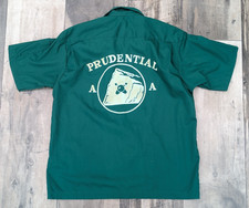 Vintage 60s 70s Mens Nat Nast 2-Tone Bowling Team Shirt Shirt M Rockabilly