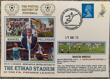 MANCHESTER CITY V NEWCASTLE UNITED 2013 FIRST DAY COVER