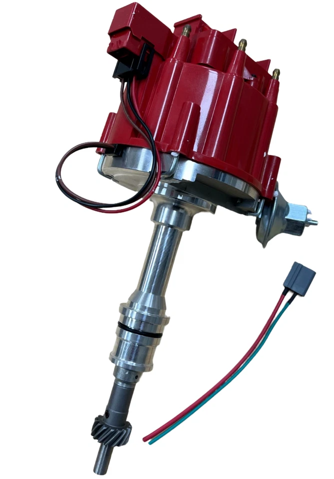 HEI 电子配销商 + 火花塞电线套装适用于福特 289 302 立方体 5.0L V8 — 第 2/4 张图片