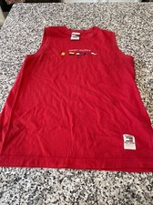 Vintage Tommy Hilfiger Tank Top Red Made In The USA L
