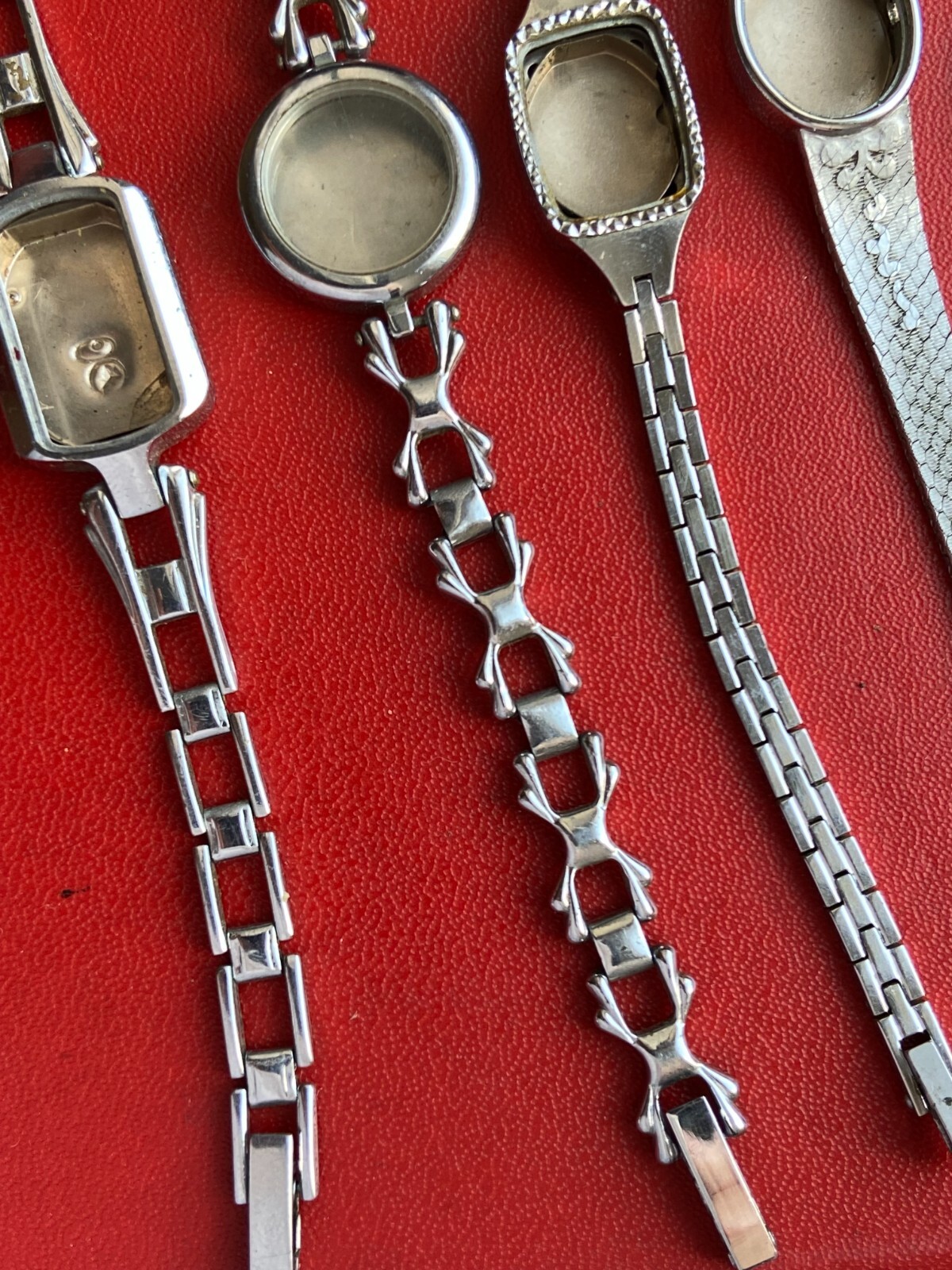 Watch Parts Steampunk Art Vintage Watch Ladies Bracelets set 5 pc.