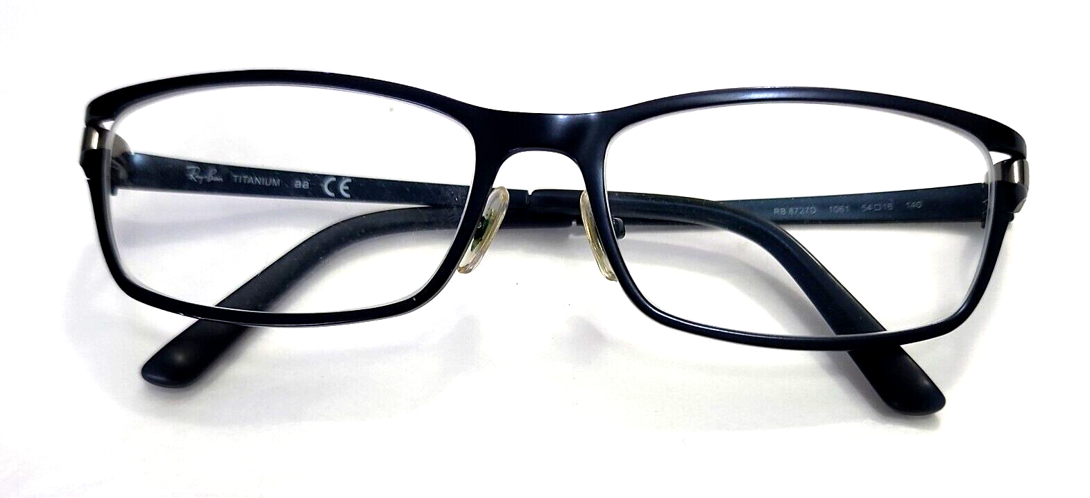 Ray Ban RB8727D 1601 Blue Rectangle Eyeglasses Frame 54-16 140