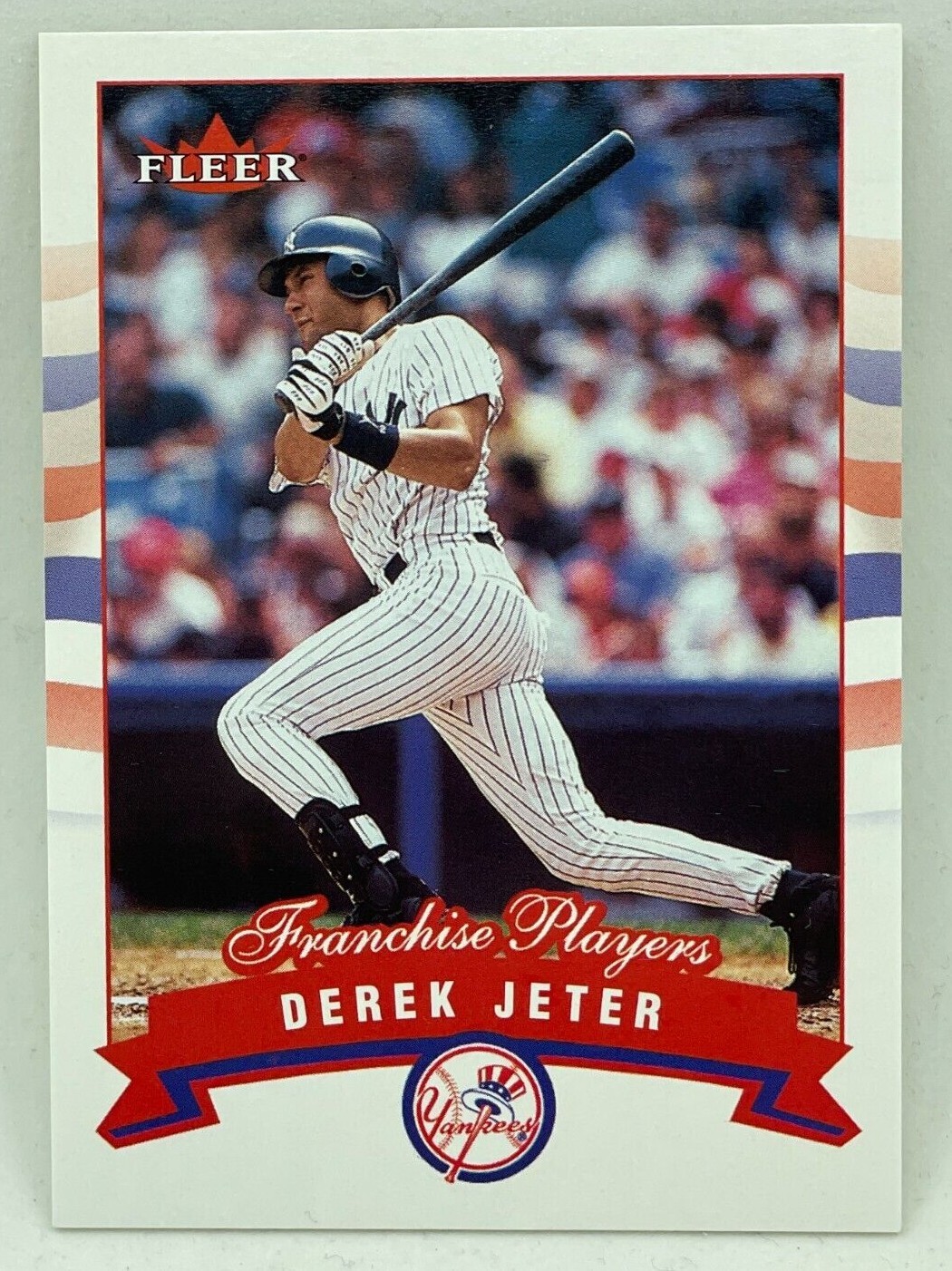 2002 Fleer Derek Jeter #20 Franchise Players TIFFANY PARALLEL #56/200