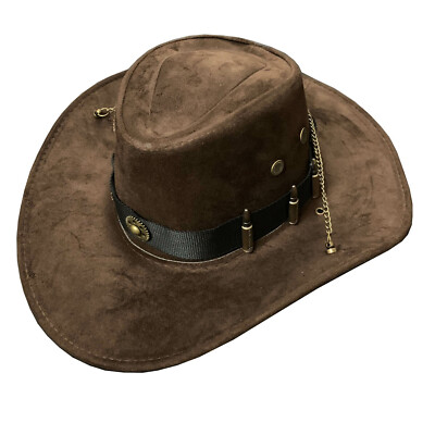 Steampunk Cosplay Gears Cowboy Hats Women Men Western Jazz  display picture 2