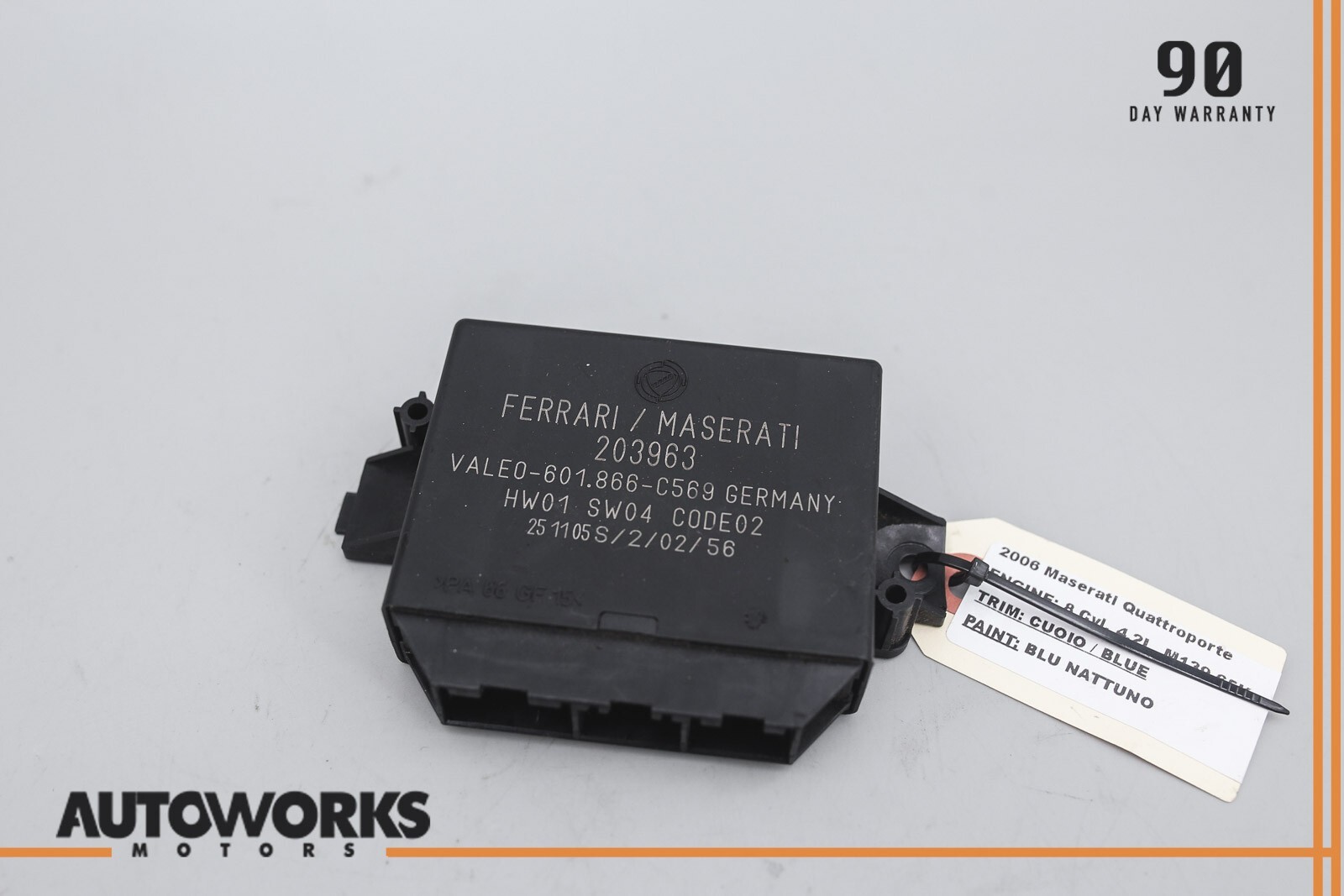 03-08 Maserati Quattroporte M139 Park Parking Assistant Control Module OEM