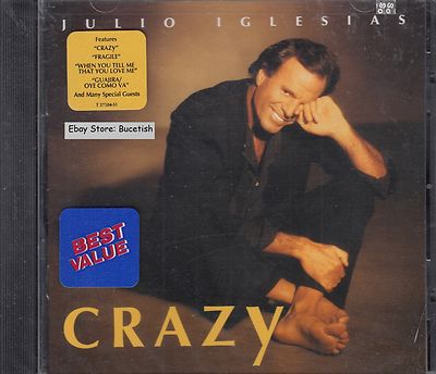 Julio Iglesias Crazy CD New Nuevo Sealed 