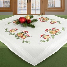 Stickpackung WEIHNACHTSEULEN Kreuzstich vorgez Stickset + Stickvorlage Weihnacht