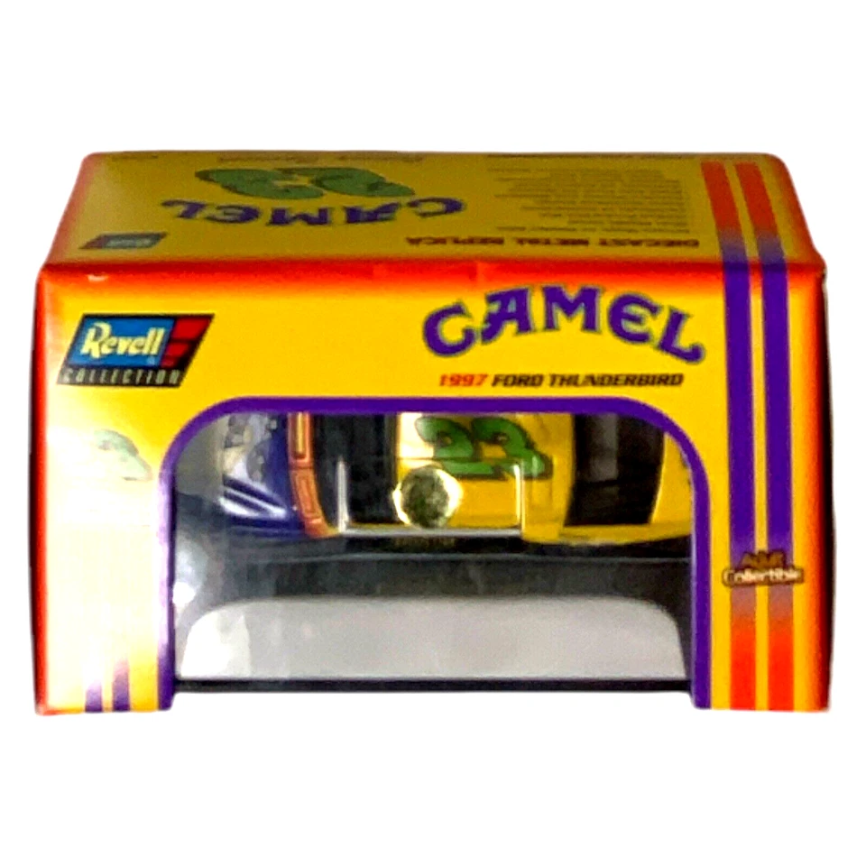 1997 Revell escala 1:64 NASCAR #23 Jimmy Spencer camelo Ford Thunderbird - Imagem 3 de 3