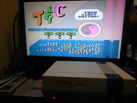 Nintendo Console System (NES-001) Completly Genuine OEM W/2 Games Skate or Die 2