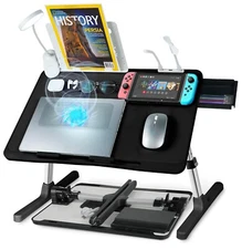 Laptop Lap Desk,Laptop Lap Desk 【Include Cooling Fan】,Adjustable L