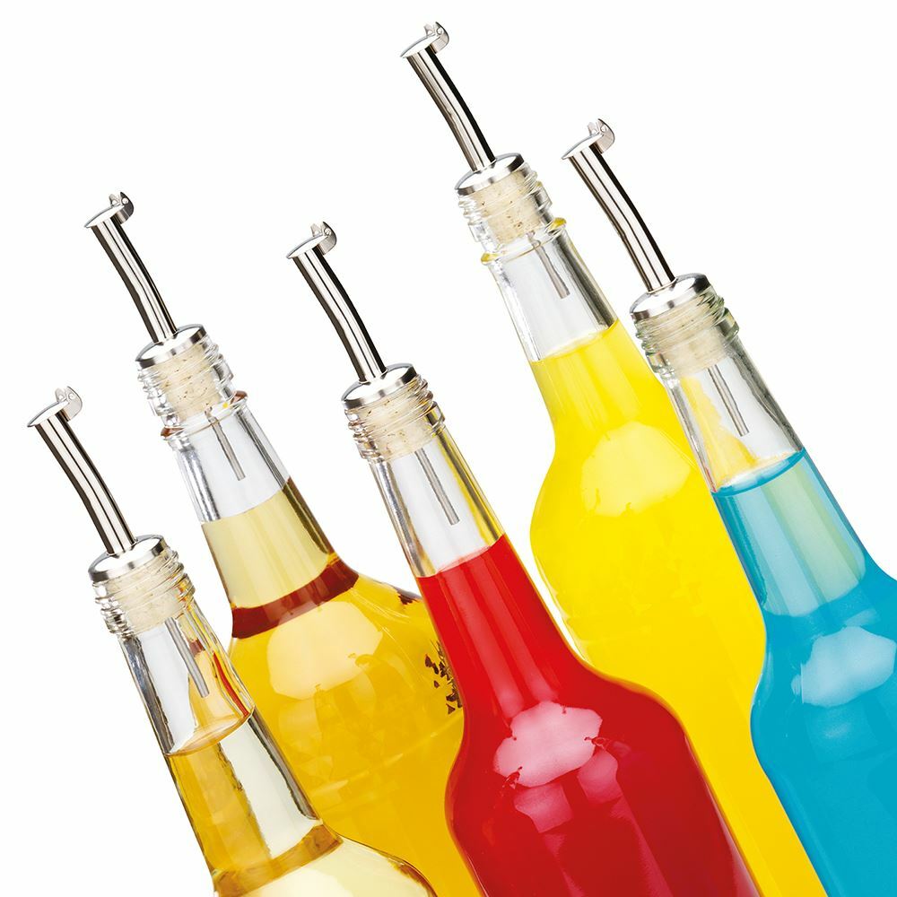 Westmark Natural Cork Pourer w/ Stainless Steel Cap Olive Oil Bottle