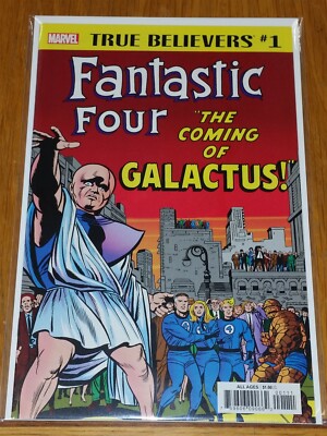 TRUE BELIEVERS #1 FANTASTIC FOUR GALACTUS SEPT 2018 NM (9.4 OR BETTER)