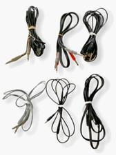 Audio Video Microphone Cable Cords Tandem Assorted Sizes Lengths 6 Male Lot