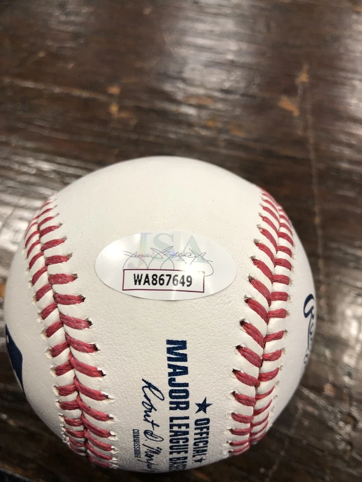 Bola ROMLB firmada por Mariano Duncan 2x WS Champ cable a cable 1994 certificado de autenticidad AS JSA Foto 4 de 4