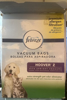 Febreze Hoover Z Premium Allergen Bags Extra Strength Pet Odor Eliminator 3 Read