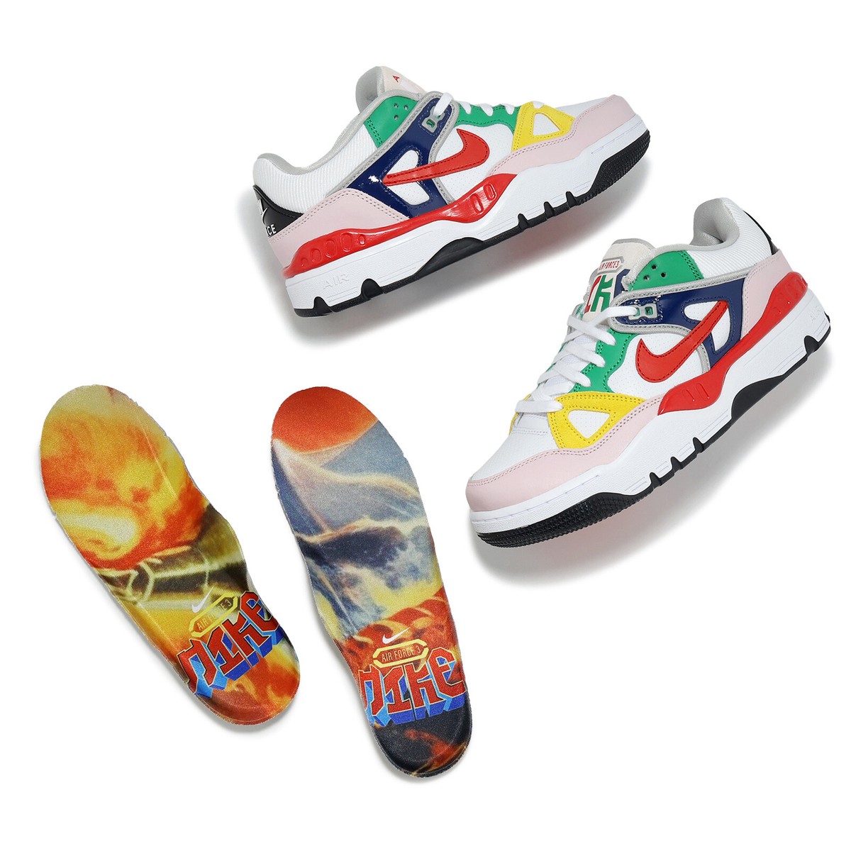 Nike x Nigo Air Force 3 Low SP Multi Otsumo Plaza Japan Men Nike x Nigo Air Force 3 Low SP Multi Otsumo Plaza Japan Men