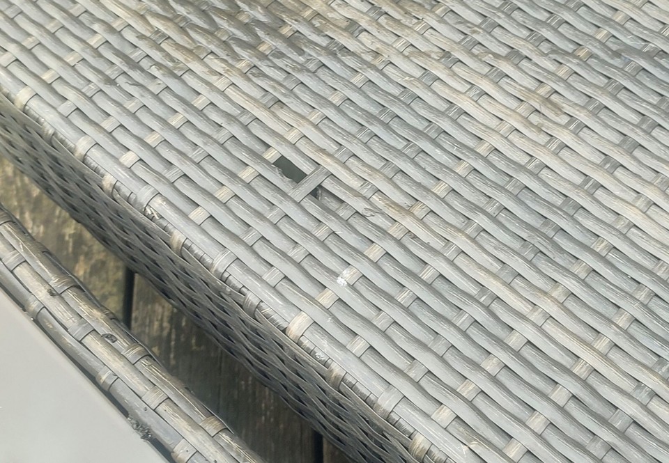 Rattan Garden Furniture Sofa Chair And Coffee Table eBay