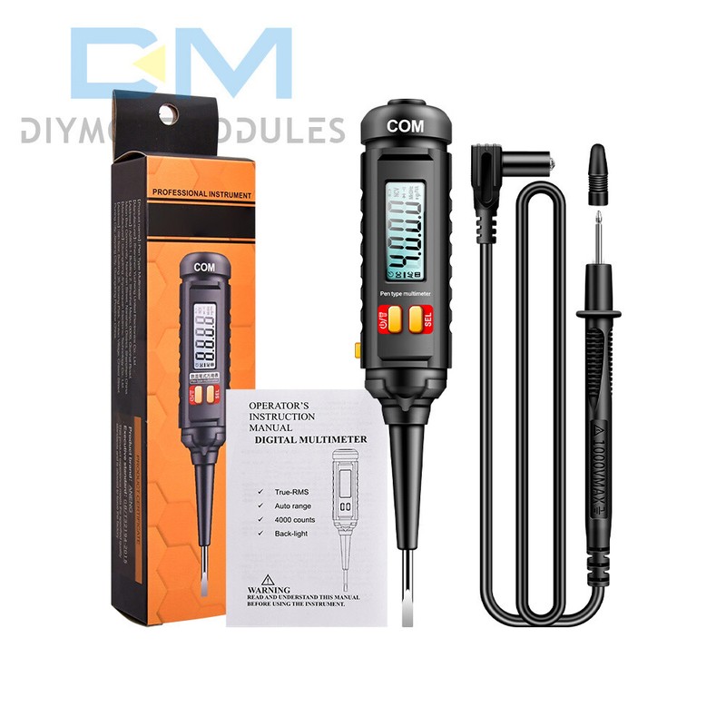 ANENG LCD Digital Pen-Type Multimeter Auto Range Screwdriver Electric Tester Pen