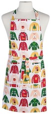 Danica Ugly Xmas Sweater Apron 100% Cotton One Size 32"Lx28"W
