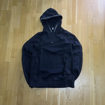 Nike Vintage Retro Tech Fleece Pullover Größe M Schwarz