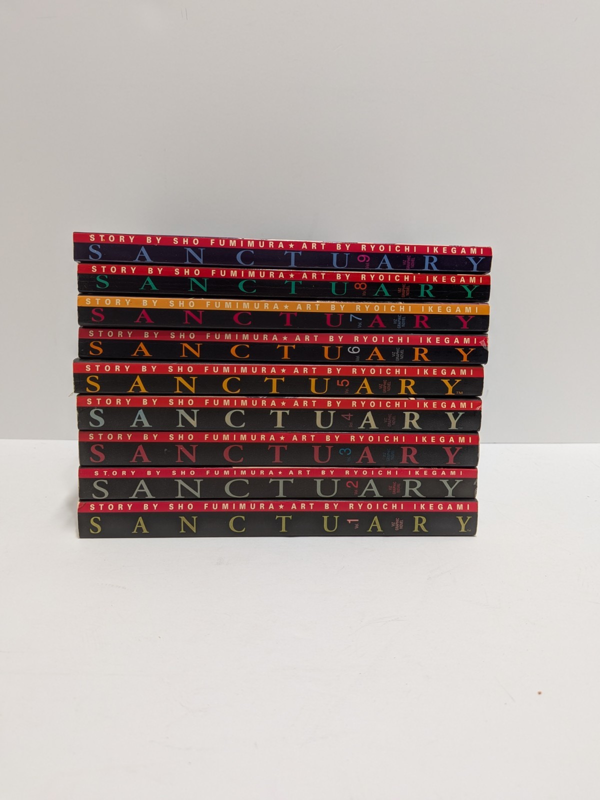 Santuario, Vols. 1-9 (Juego Completo) por Ikegami/Fumimura, Juego Manga Inglés 1995
