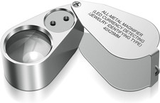 40X Jewelers Loupe Magnifier Folding Magnifying Glass for Close Work Gardening