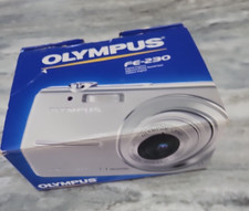 Olympus Digital Camera FE-230 7.1MP Silver Tested With Original Box Instructions