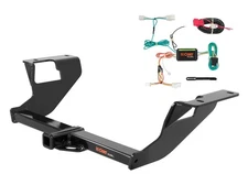 Curt Class 1 Trailer Hitch 1-1/4in Receiver And Wiring Harness Kit 11408-56259