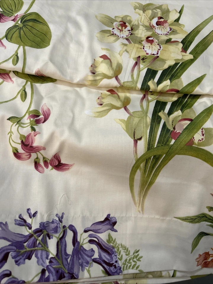 Rose Tree New Window Panel Three Lined Window Panels And 3 Tie Backs 48" X 86" - Image 3 of 4