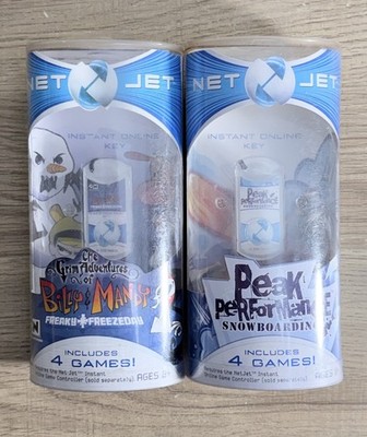 Lot of 2 Net Jet Games Billy & Mandy + Peak Performance Snowboarding NEW