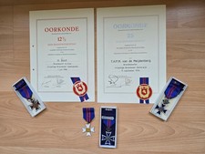 Medal Decoration Service Award Fire Brigade Netherlands