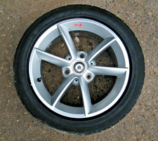 SMART CAR 451 FORTWO 2007-2014 - 6 SPOKE 'DESIGN 8' REAR ALLOY WHEEL & TYRE
